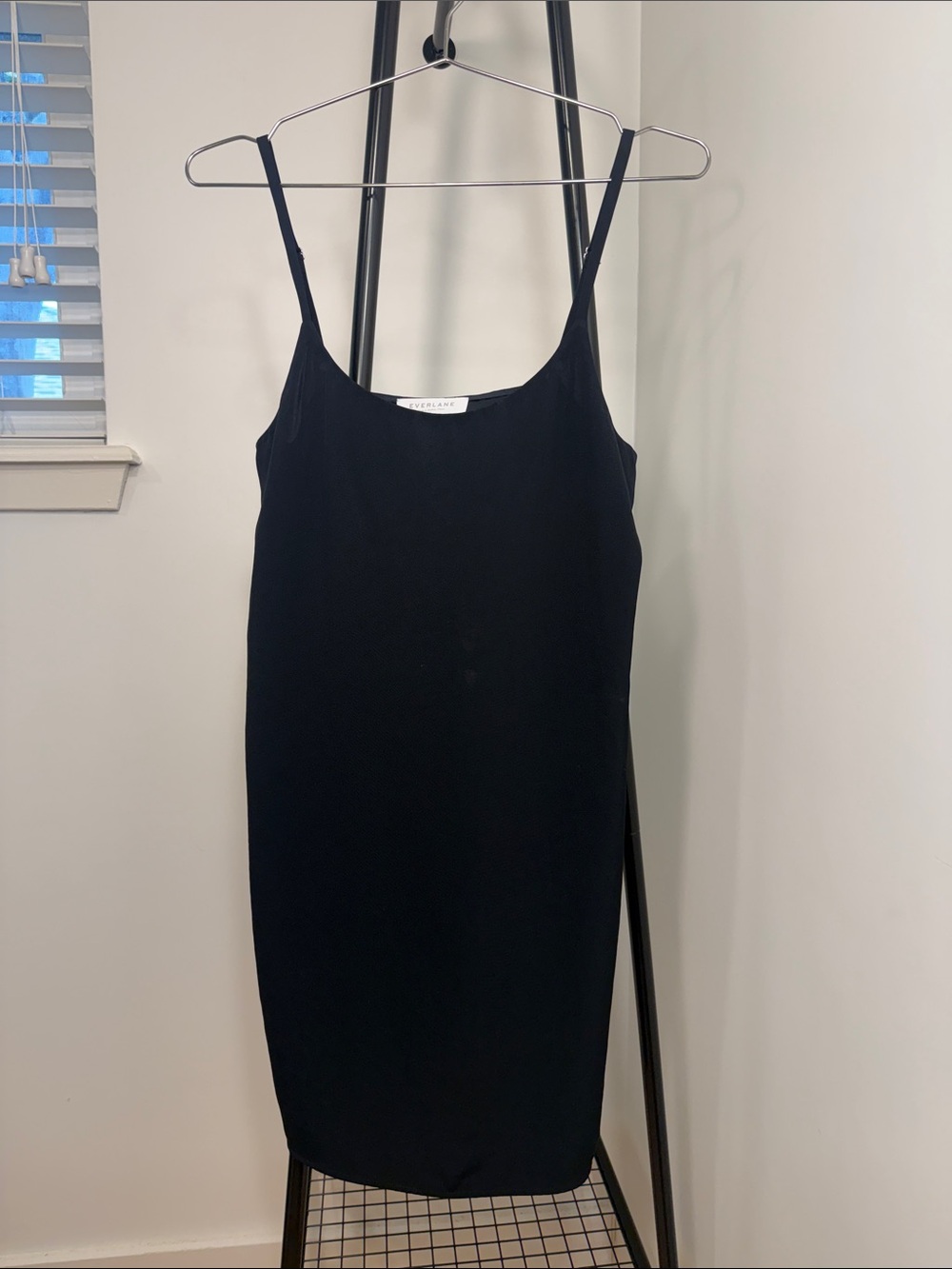 Everlane Black Slip Midi Dress